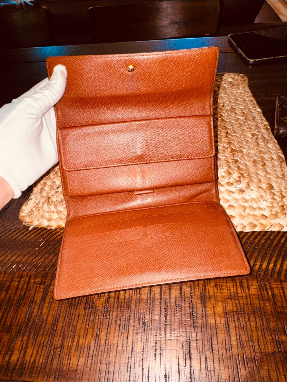 Beautiful vintage, Louis Vuitton monogram, international bifold wallet - Picture 4 of 15